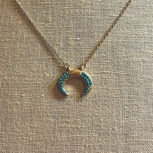 Premier Designs reversible crescent necklace